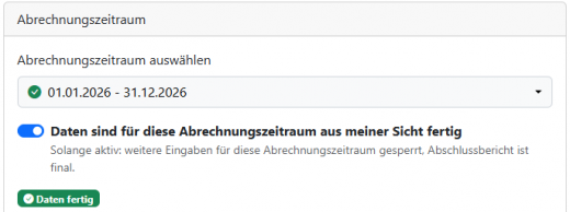 Schalter „Daten sind aus meiner Sicht fertig"